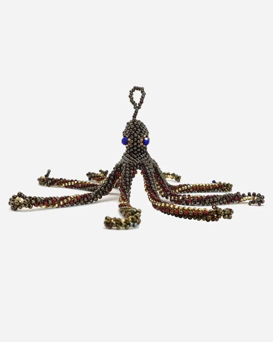 J.Crew Bronze Octopus Ornament for Boys - Melange Collection Decorative Piece