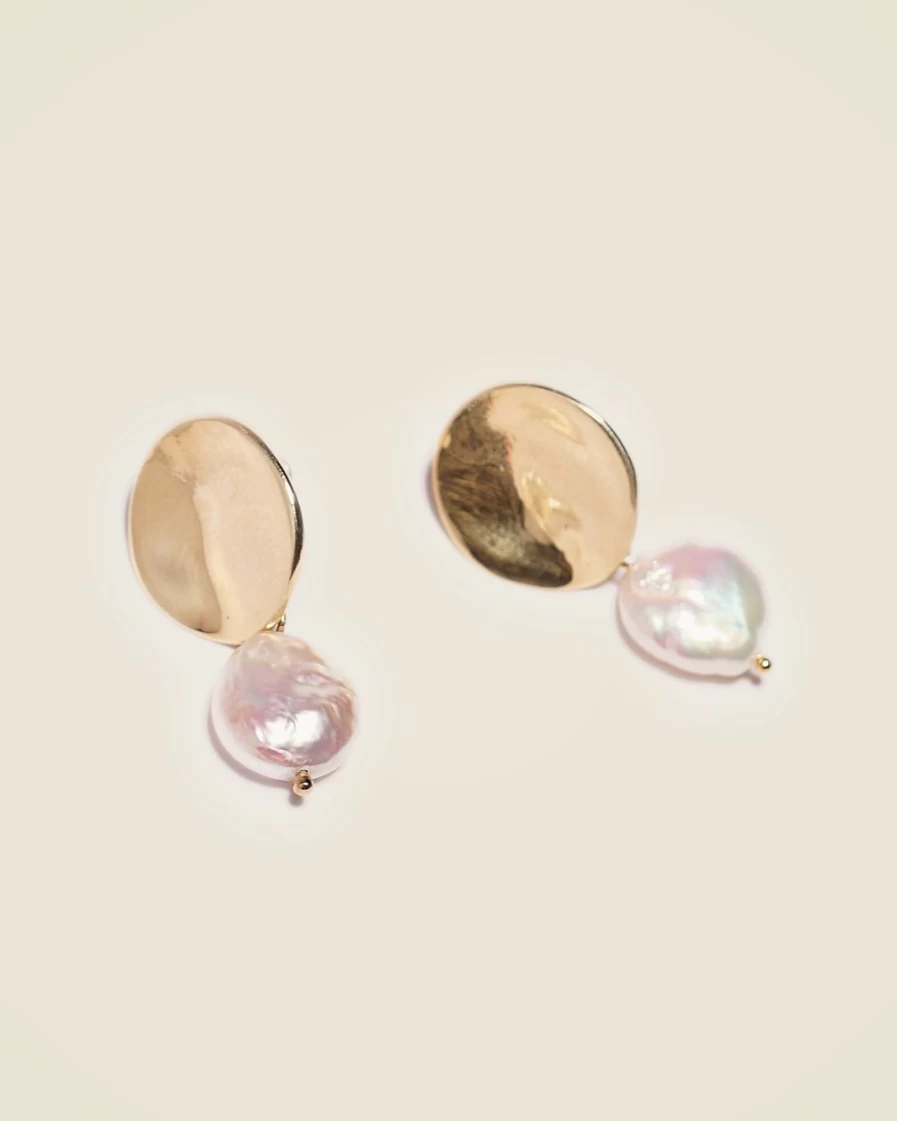 J.Crew Women's Gold Dent Earrings by Odette New York®