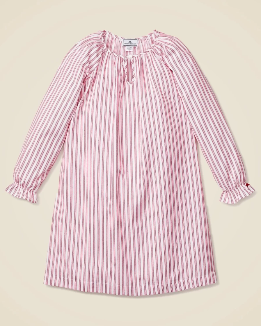 J.Crew Girls' Red Delphine Nightgown - Petite Plume™ Sleepwear for Kids