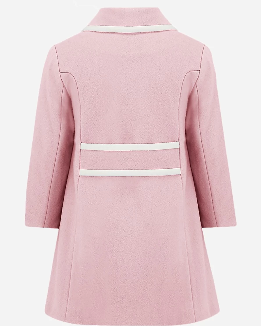 J.Crew Girls' Light Pink Kensington Coat | Britannical London® Style