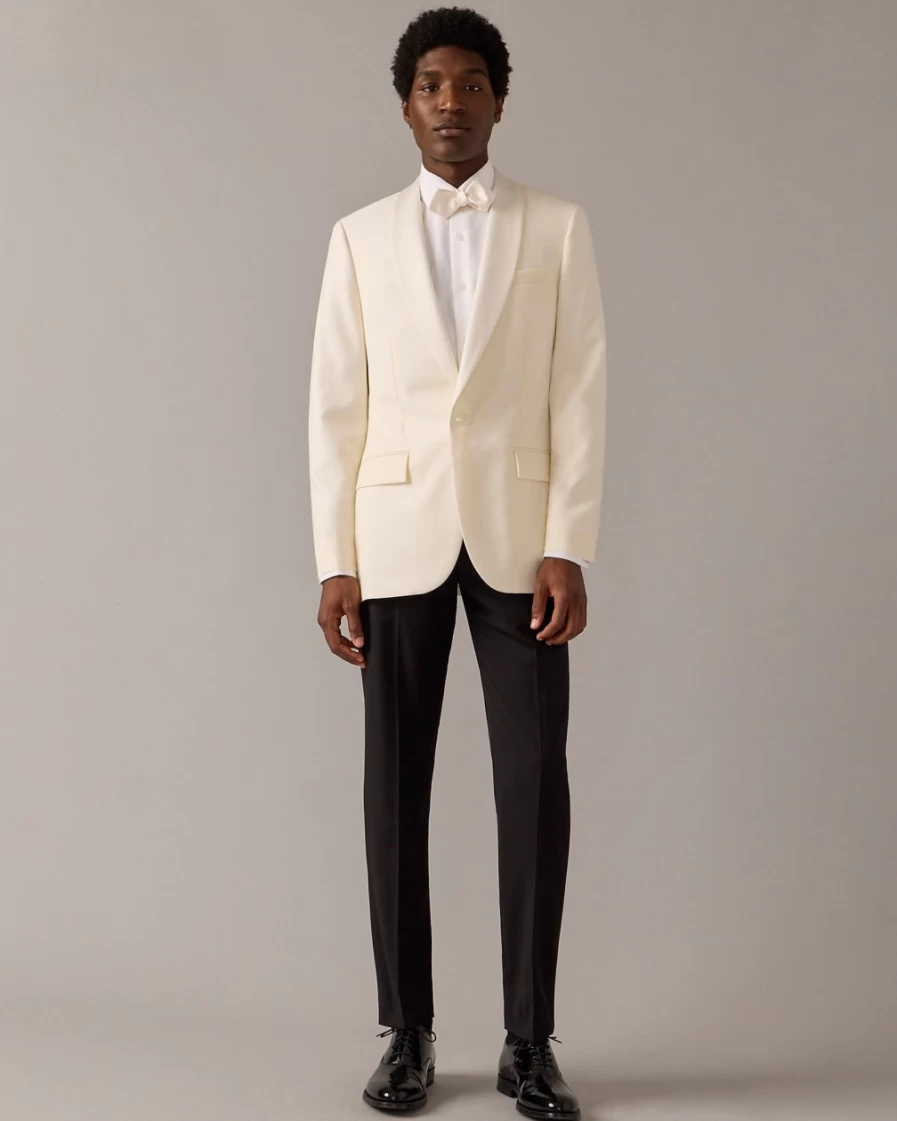 J.Crew Men's Ludlow Slim-Fit Italian Wool Dinner Jacket in Antique Linen