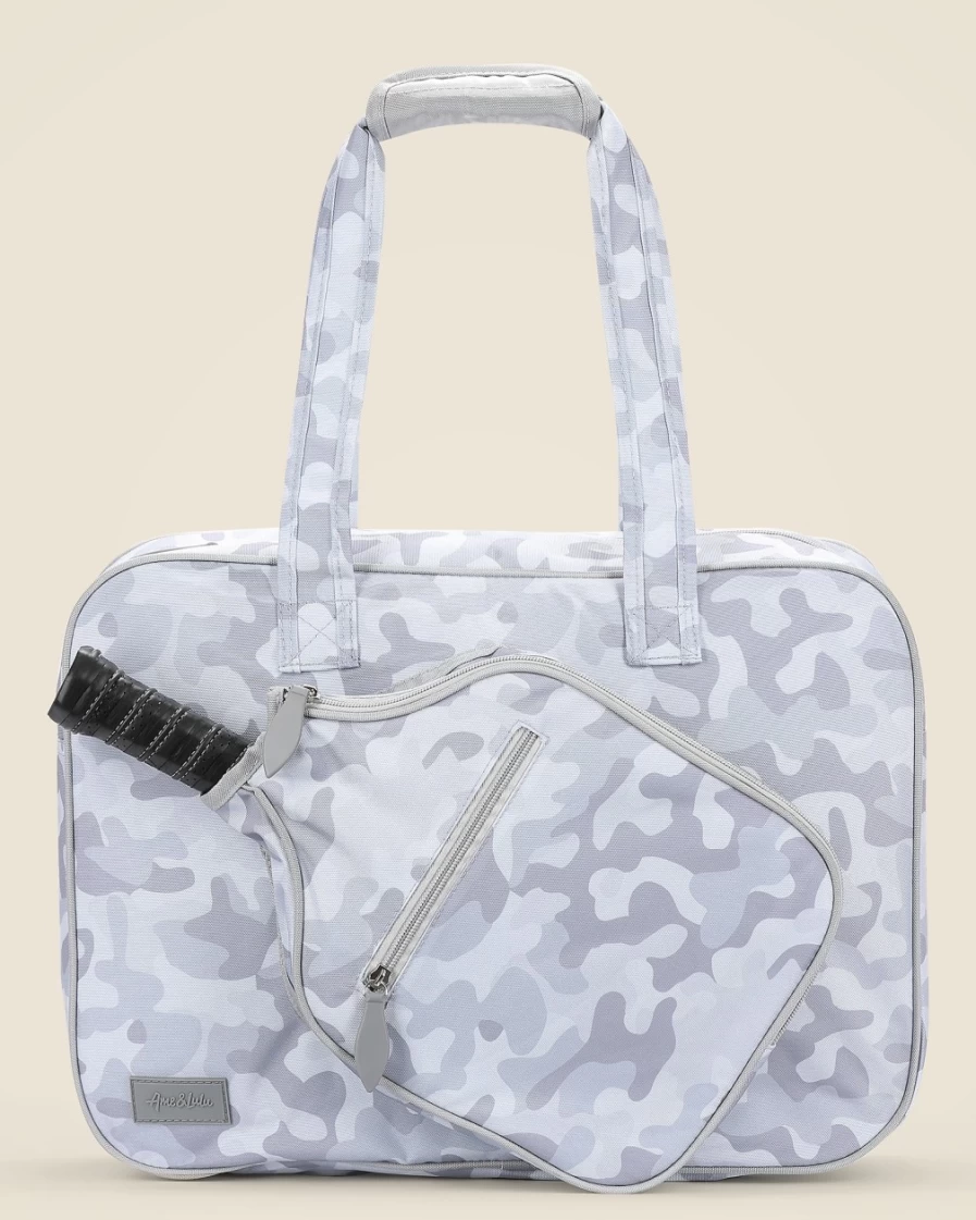 J.Crew Women's Grey Multi Pickleball Backpack by Ame & Lulu