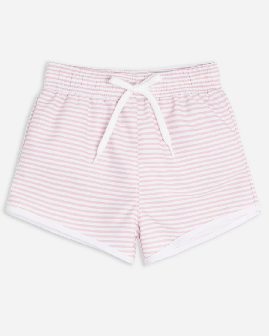 J.Crew Boys' Light Pink Minnow™ Boardie Swim Trunks