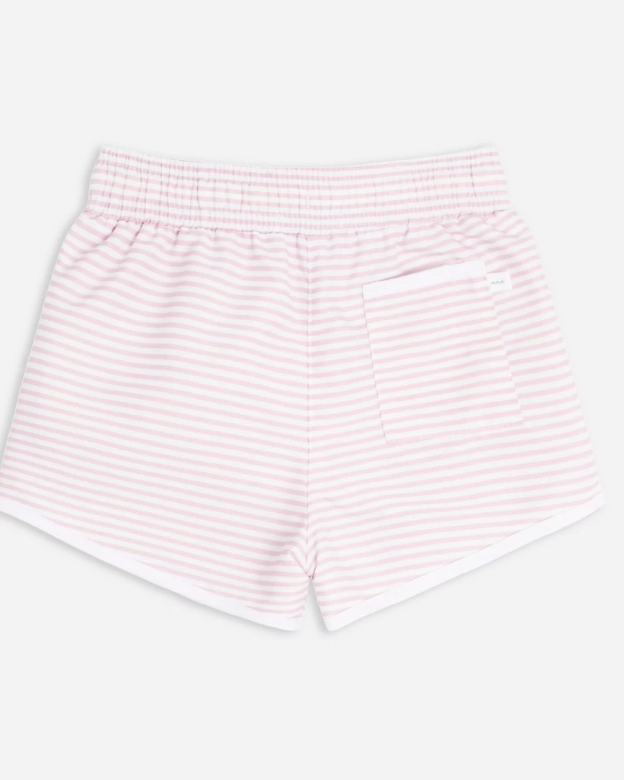 J.Crew Boys' Light Pink Minnow™ Boardie Swim Trunks