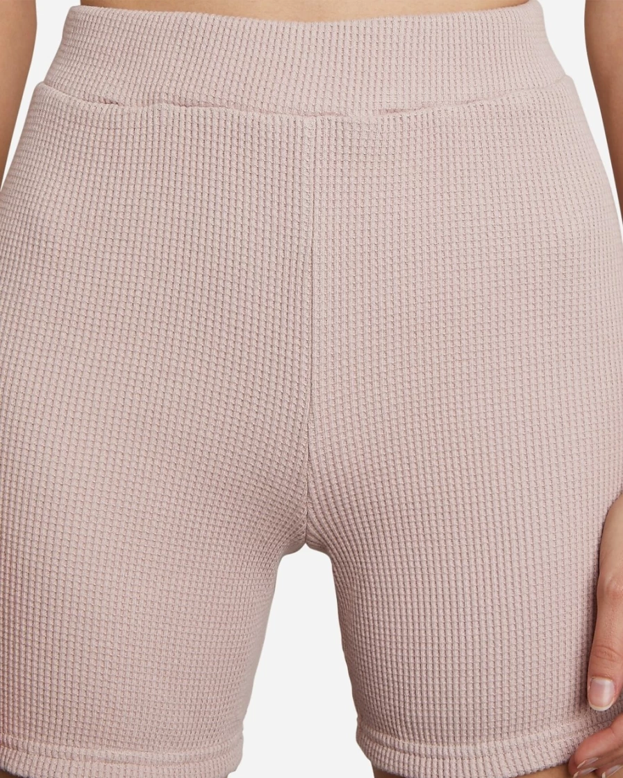 J.Crew Women's Light Pink Waffle-Knit Biker Sweater