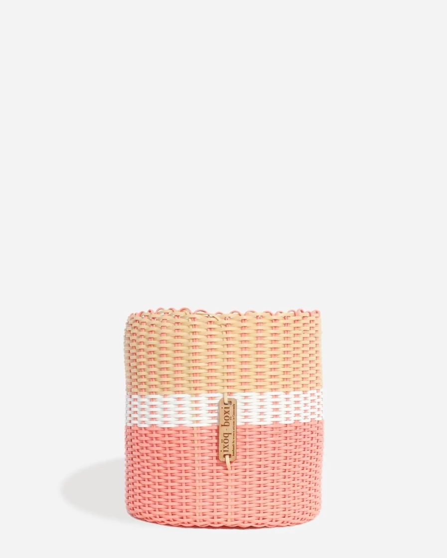 J.Crew Orange Ixöq Large Recycled-Plastic Planter – Eco-Friendly Outdoor/Indoor Container