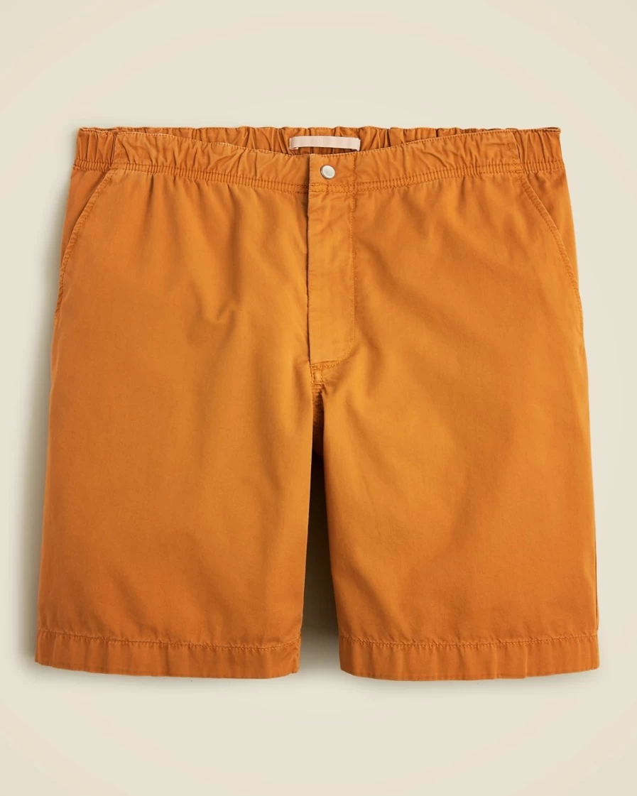 J.Crew Men's Ezra Light Twill Shorts in Tumeric Yellow
