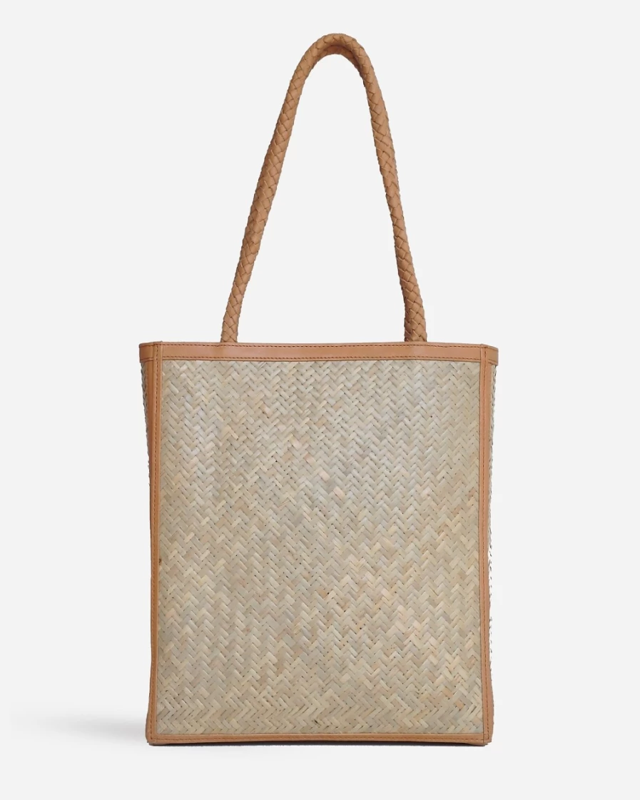 J.Crew Women's Natural Rattan Le Tote Bag by Bembien®