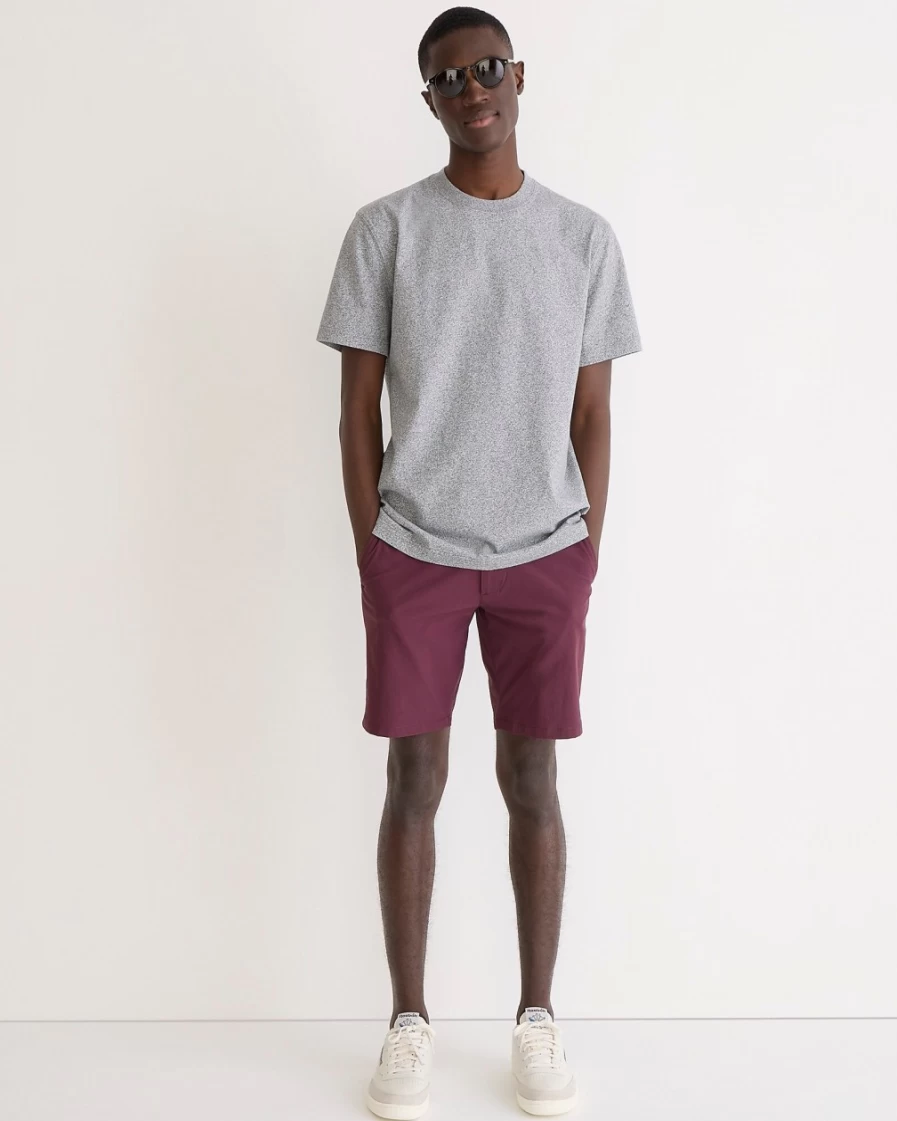 J.Crew Men's 7" Tech Short in Rusty Aubergine Color