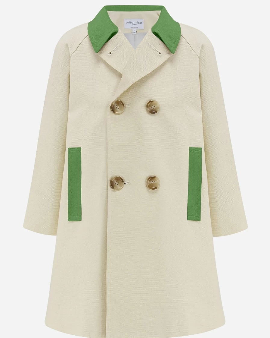 J.Crew Girls' Green Fulham Coat | Britannical London® Style