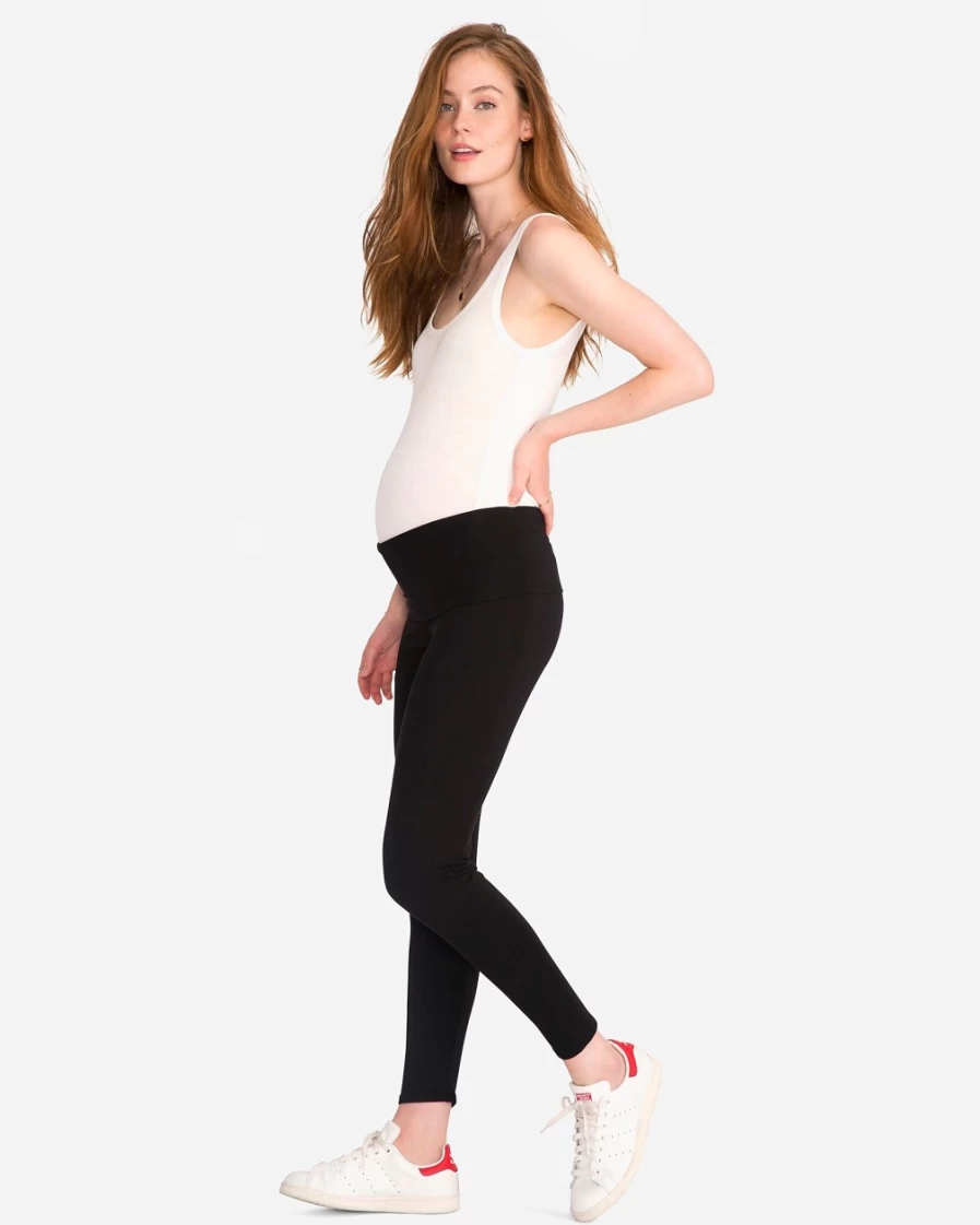 J.Crew Women's Black Hatch® Before, During & After Maternity Leggings