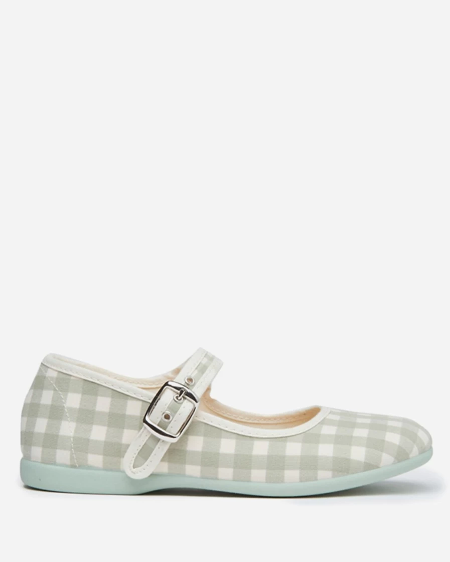 J.Crew Girls' Light Green Childrenchic® Buckle Mary Jane Shoes