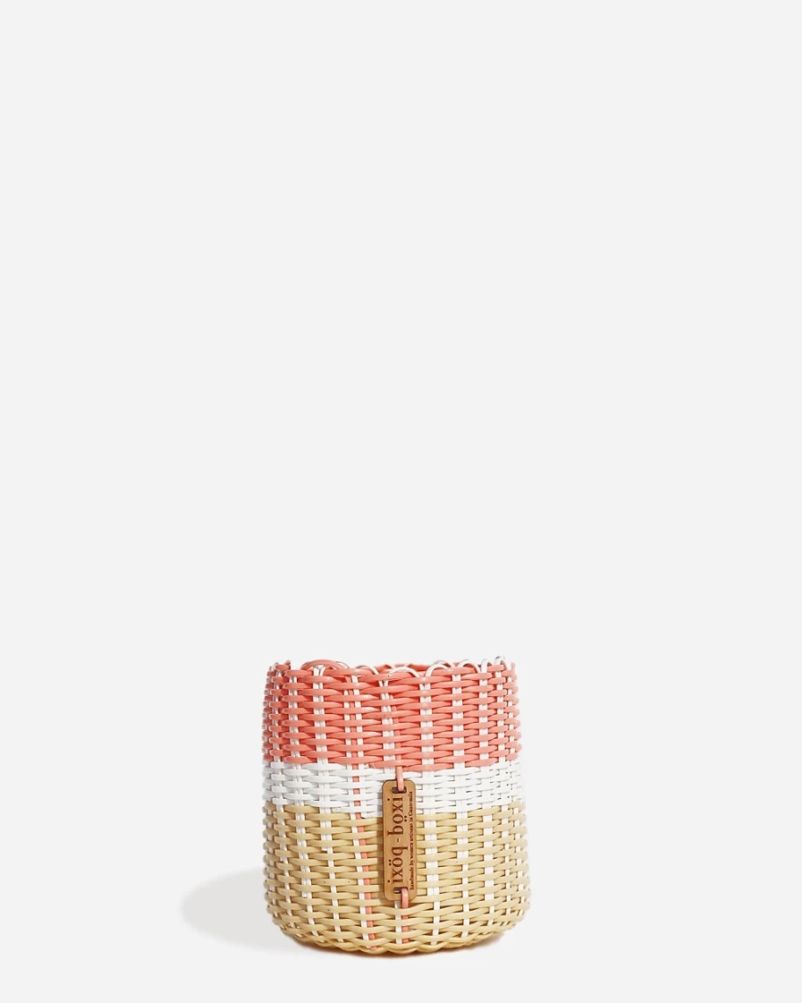 J.Crew Orange Ixöq Small Recycled-Plastic Planter – Eco-Friendly Container for Plants