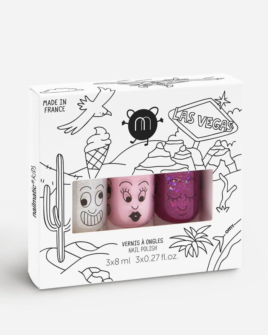 J.Crew Girls' Multicolor Las Vegas Nail Polish Set by Nailmatic®