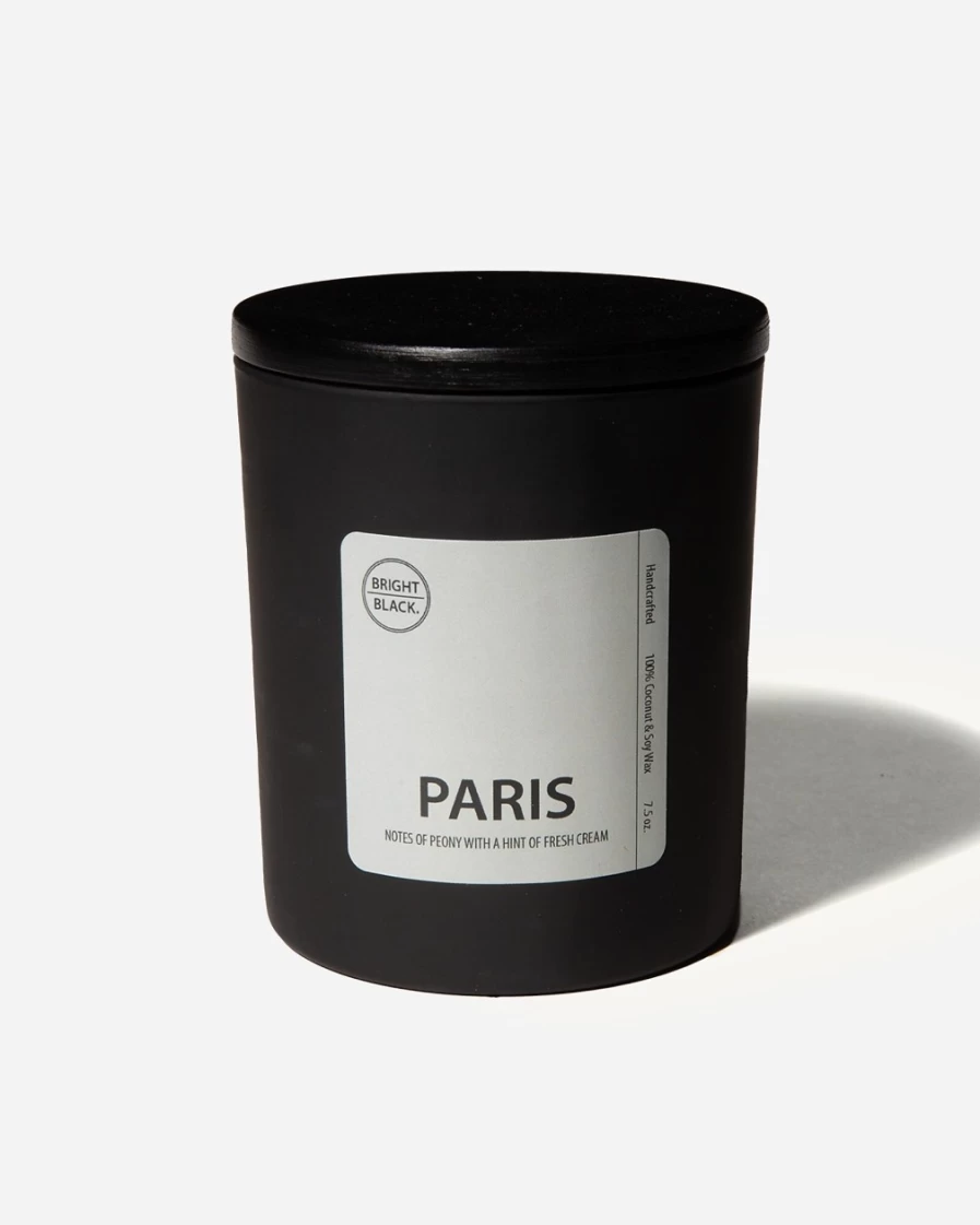 J.Crew Black Bright ™ Paris Scented Candle for Home Fragrance
