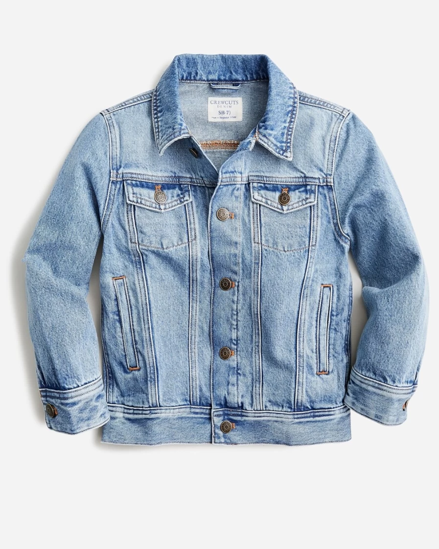 J.Crew Boys' Tidal Wash Denim Jacket for Kids