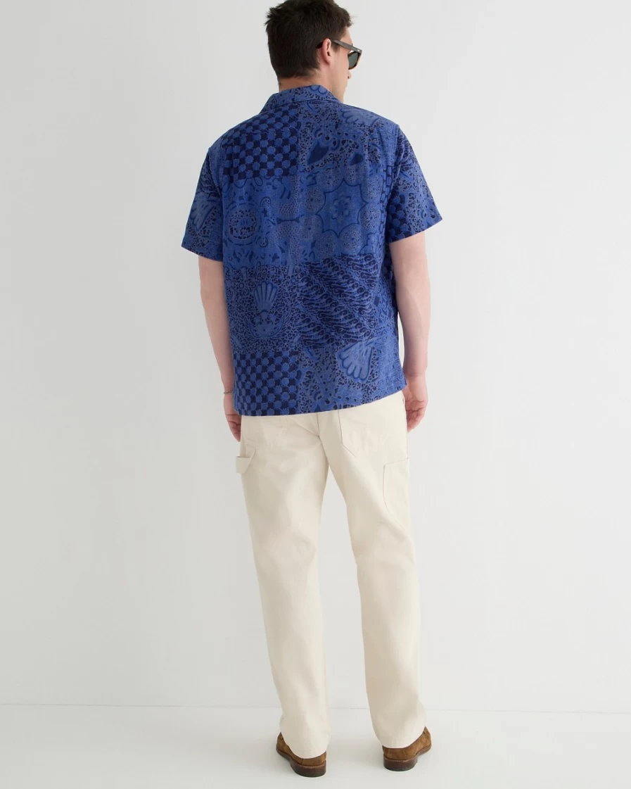 J.Crew Men's Wallace & Barnes Natural Seeded Denim Carpenter Pants