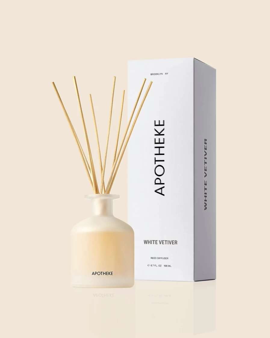 J.Crew White Vetiver Reed Diffuser - Aromatherapy Home Fragrance by Apotheke