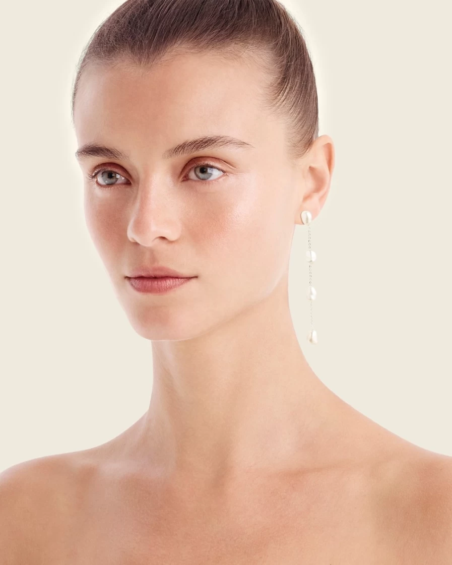 J.Crew Pearl Freshwater Drop Earrings for Women