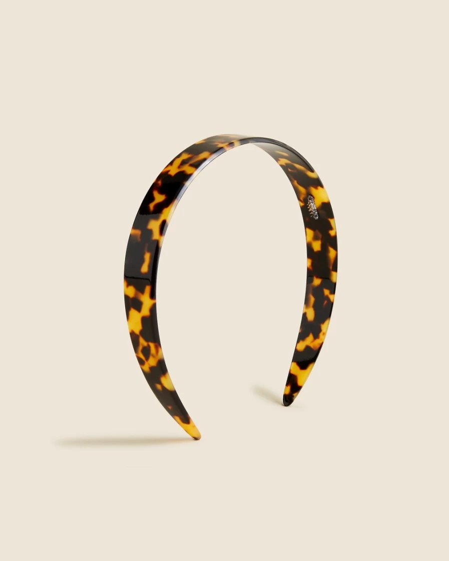 J.Crew Women's Tokyo Tortoise Headband - Stylish Tortoise Shell Design Hair Accessory