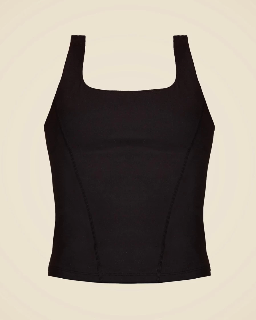J.Crew Women's Black Alala Muse Shelf Tank Top