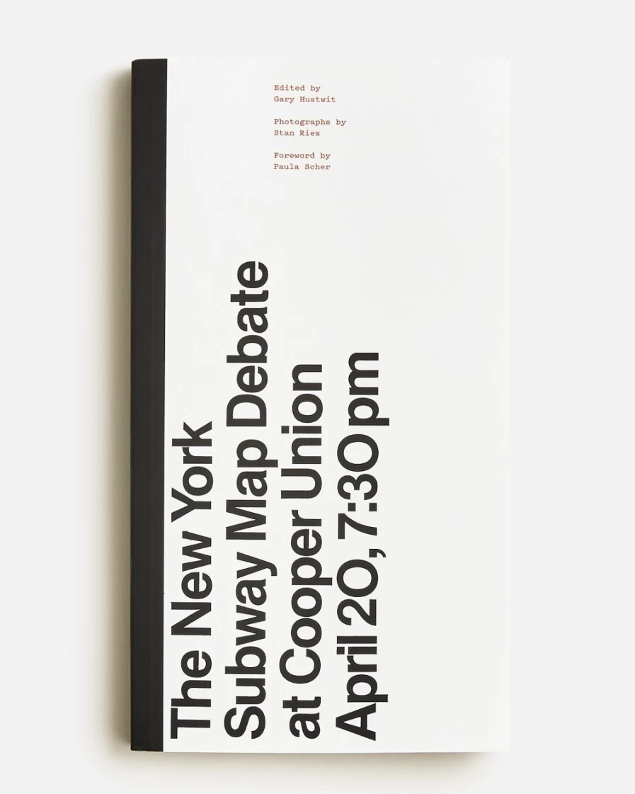 J.Crew Men's New York City Subway Map Standards Manual Book