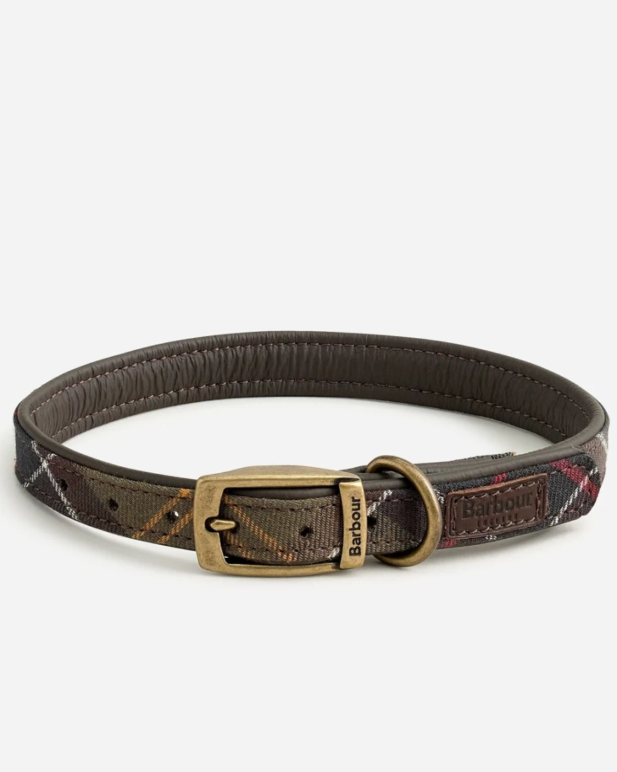 J.Crew Classic Tartan Dog Collar – Premium Plaid Pet Collar for Dogs