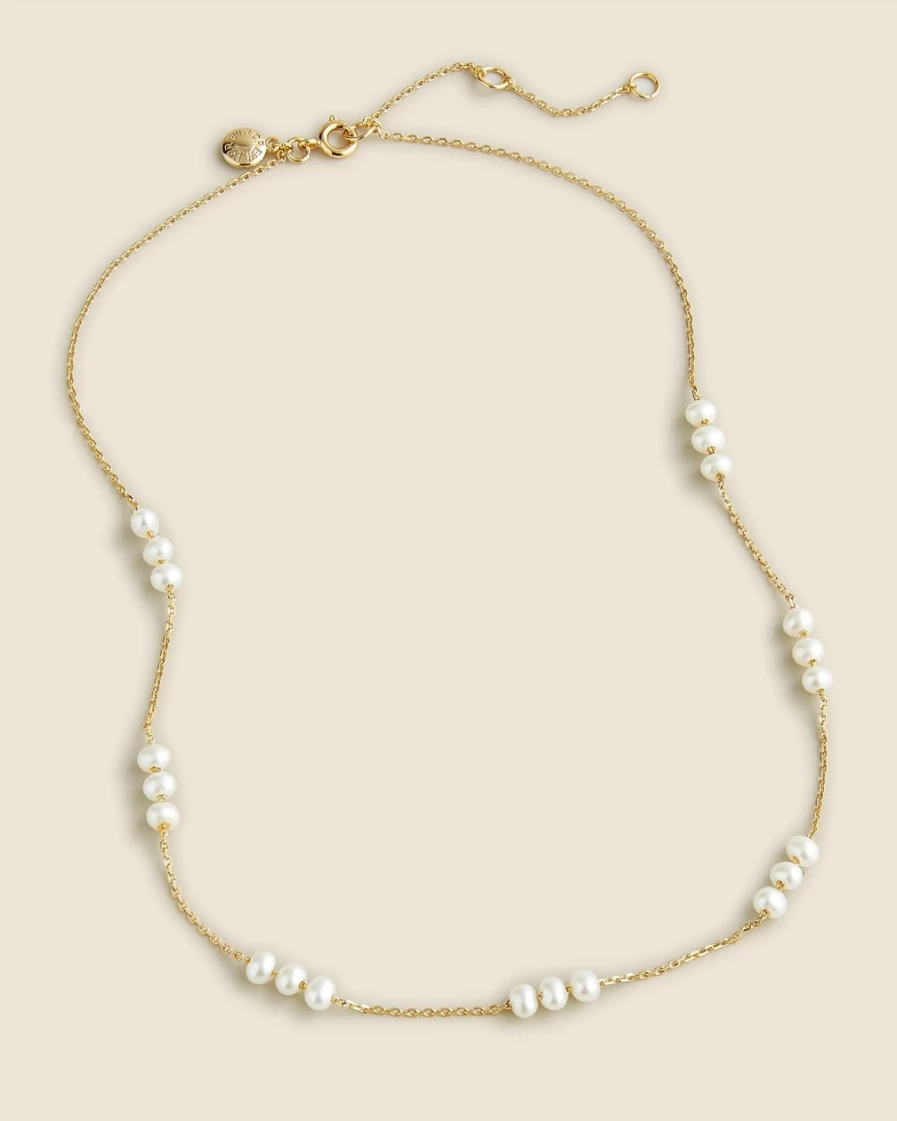 J.Crew Women's Pearl Freshwater Beaded Necklace