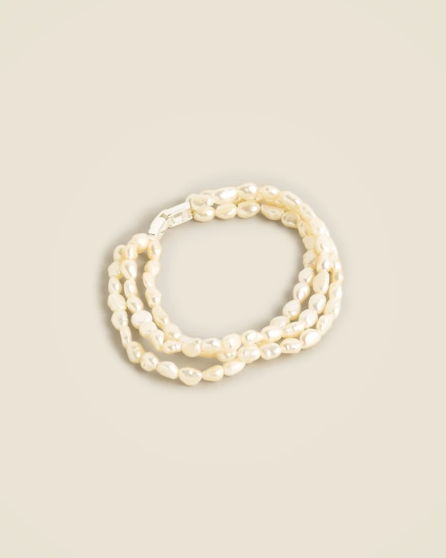 J.Crew Pearl Freshwater Layered Bracelet for Women