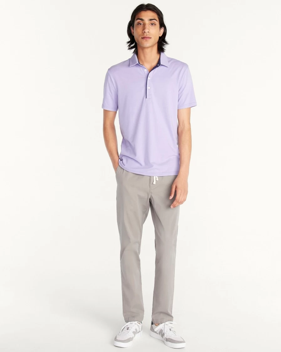 J.Crew Men's Slim Dock Pant in Stretch Cotton-Cordura® Nylon - Smoky Grey