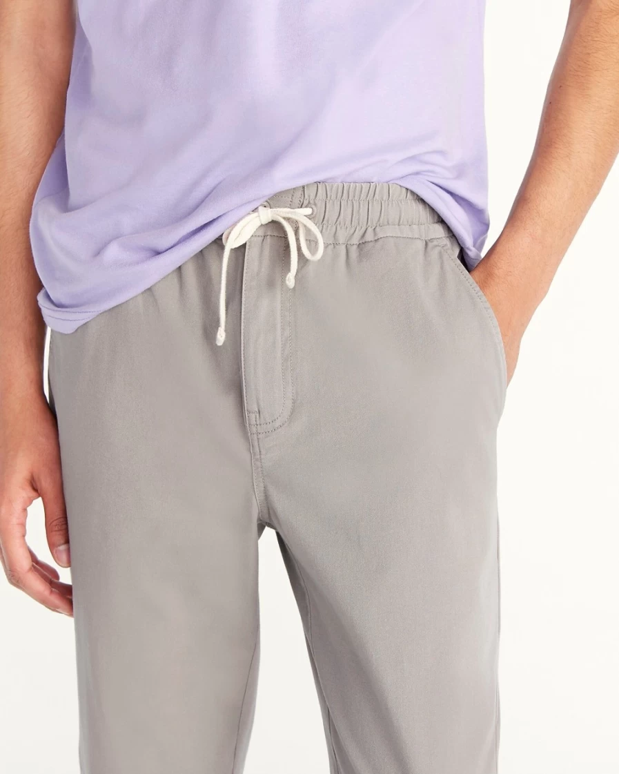 J.Crew Men's Slim Dock Pant in Stretch Cotton-Cordura® Nylon - Smoky Grey