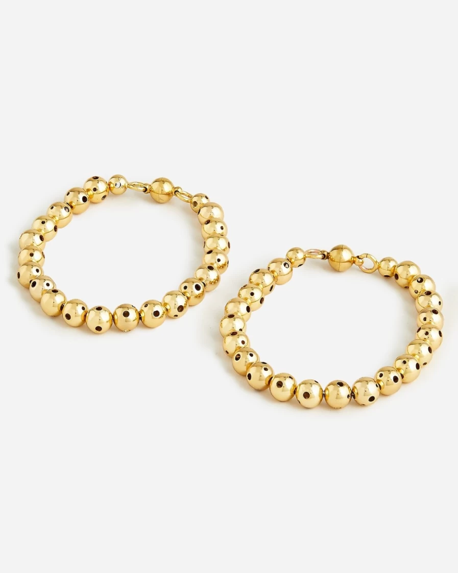 J.Crew x Paula Mendoza Limited Edition Gold Convertible Bracelet Set for Women