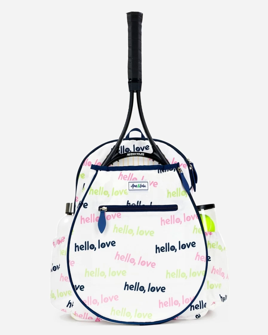 J.Crew Boys' White Big Love Tennis Backpack