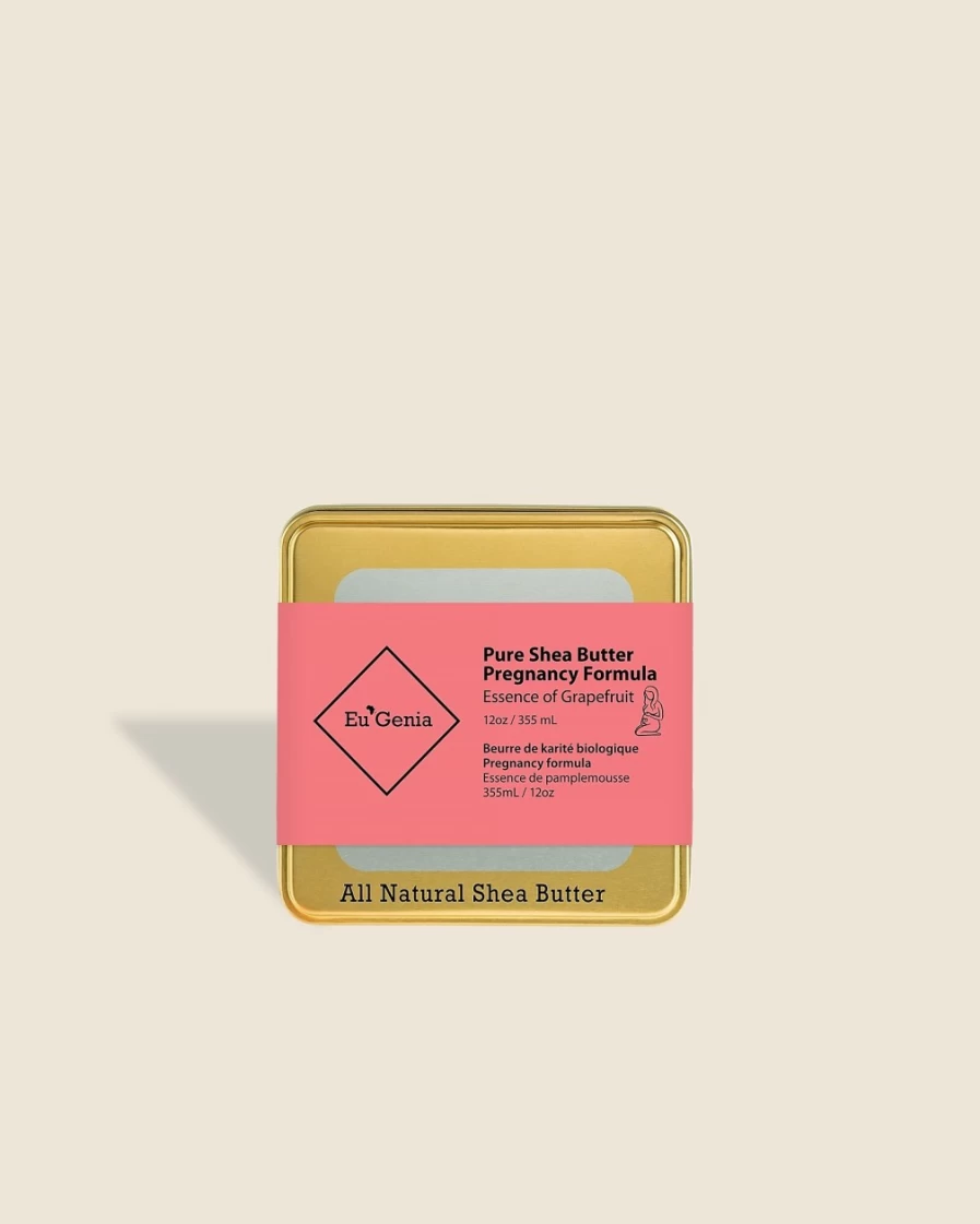 J.Crew Pink Eu'Genia Shea™ Pregnancy-Strength Shea Butter with Grapefruit for Nourishing Skin Care