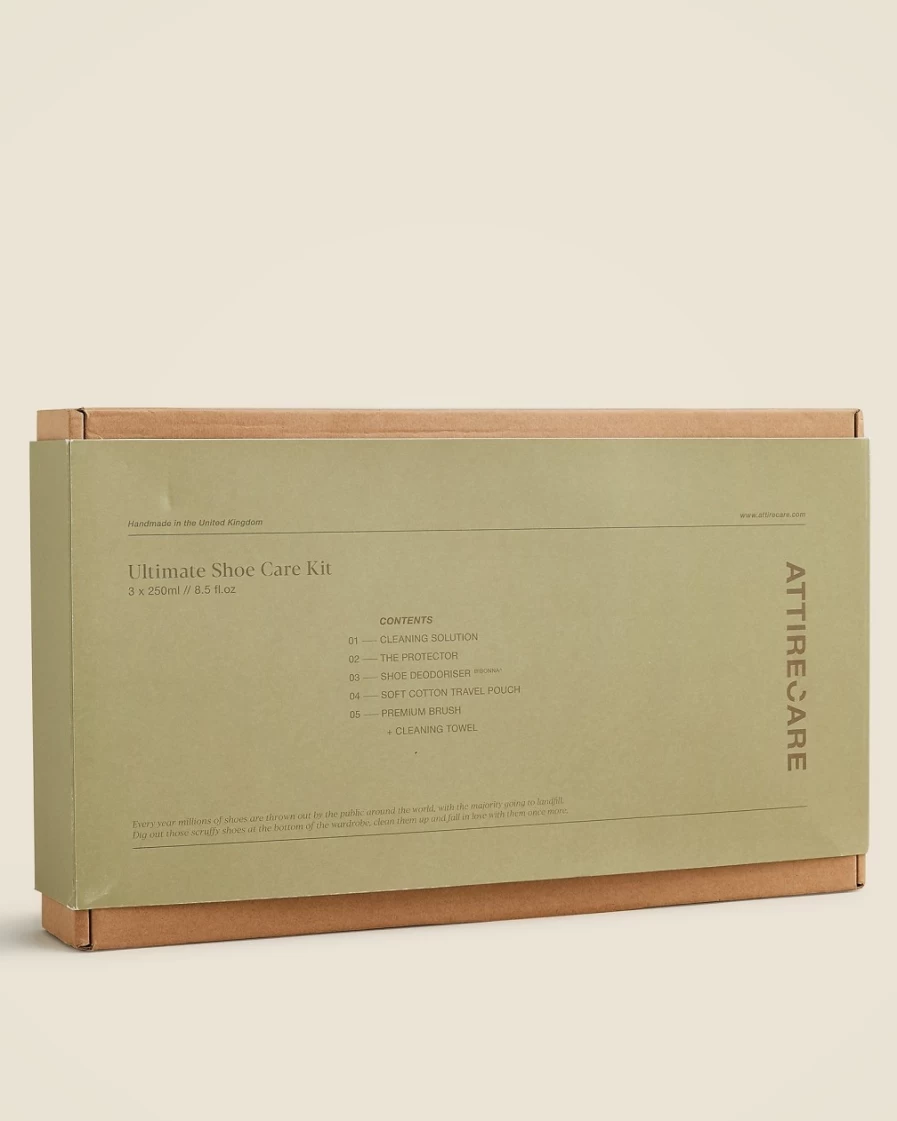J.Crew Men's Ultimate Shoe Cleaning Kit – Attirecare Complete Shoe Care Set