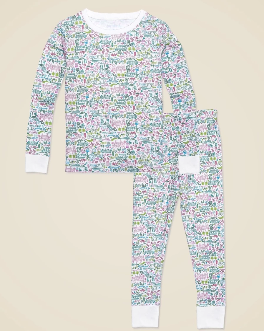 J.Crew Boys' Multi-Color Palm Beach Two-Piece Pajama Set | Joy Street Kids™