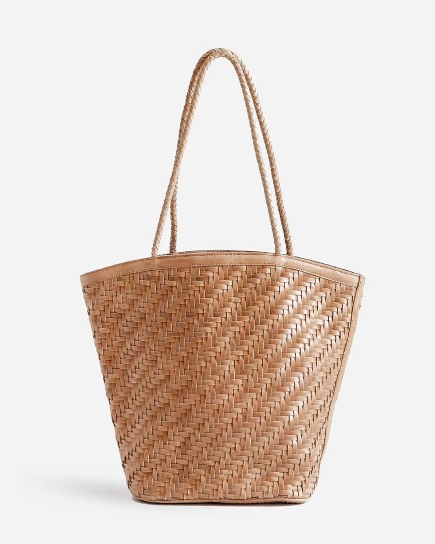 J.Crew Women's Jeanne Bag in Caramel - Bembien Leather Crossbody Purse