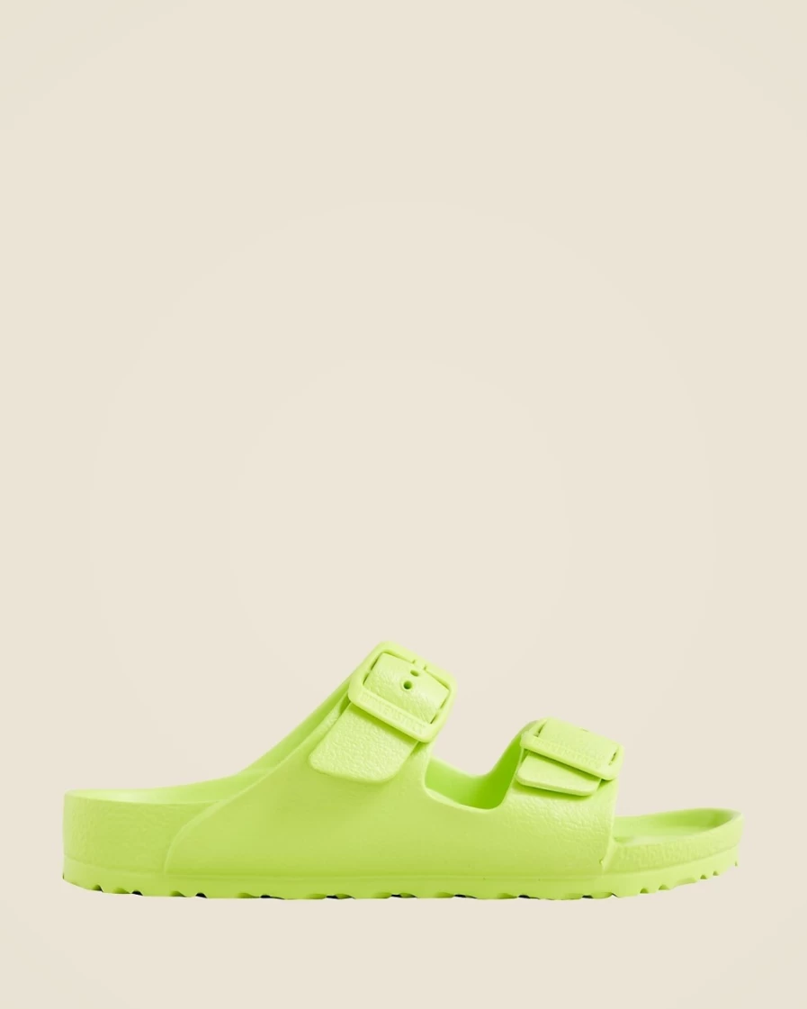 J.Crew Boys' Arizona Eva Sandals in Active Lime | Kids' Comfortable Slide Sandals