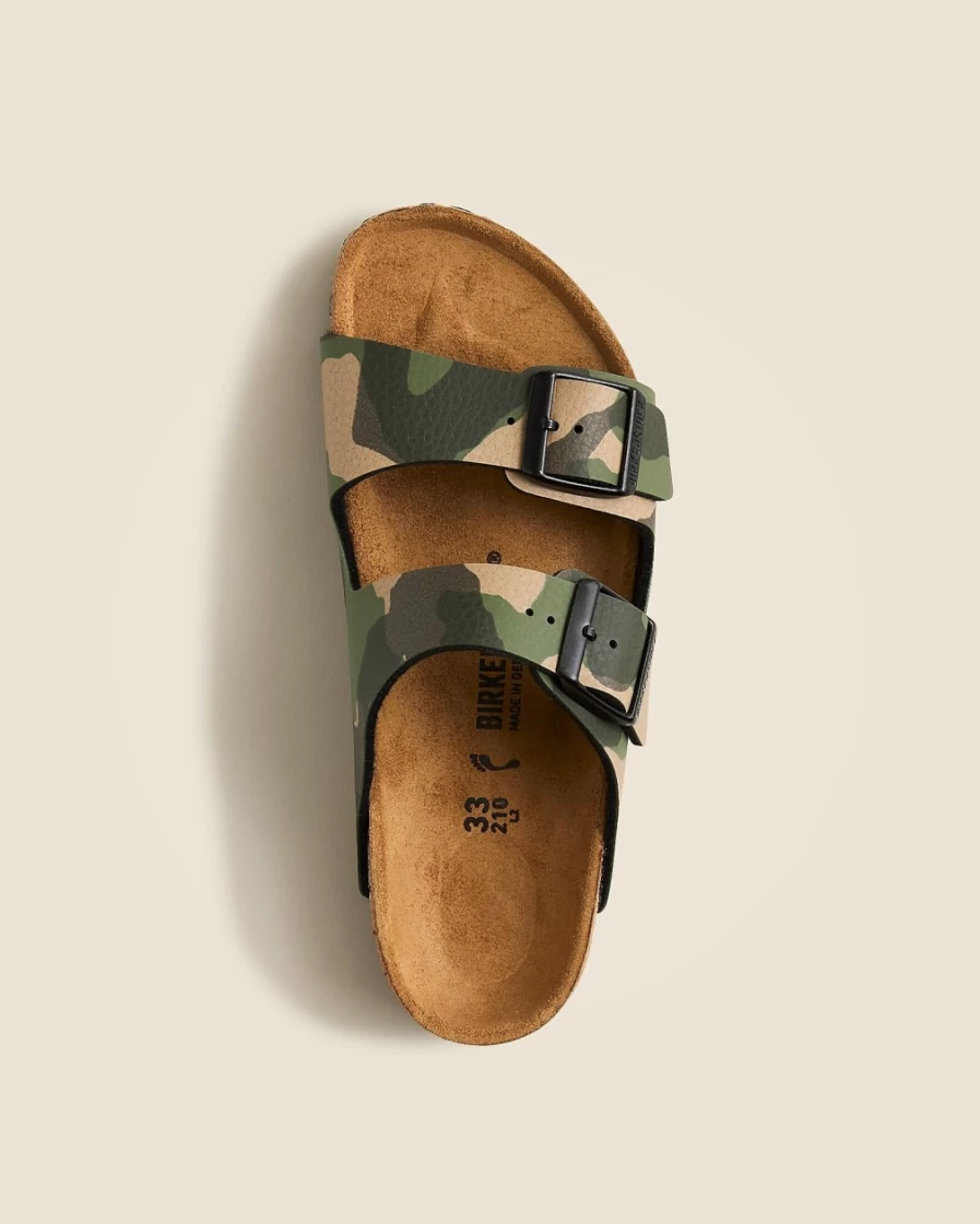 J.Crew Boys' Birkenstock® Arizona Sandals in Desert Soil Green Camo