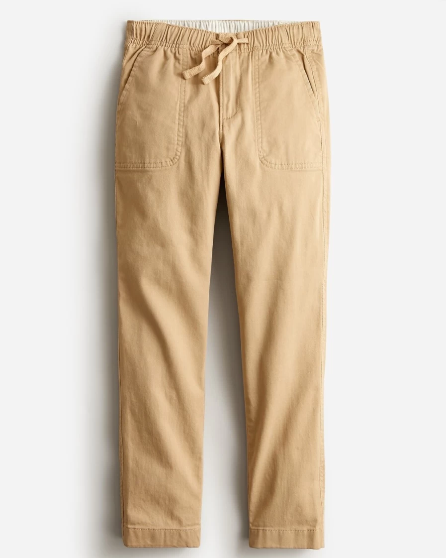 J.Crew Boys' British Khaki Chino Dock Pants for Kids