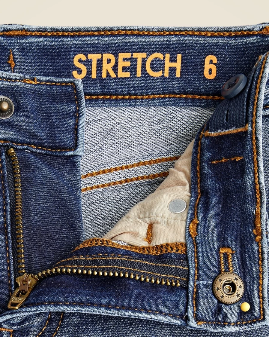 J.Crew Boys' Stretch Jeans in Thames Wash - Comfortable Fit for Active Kids