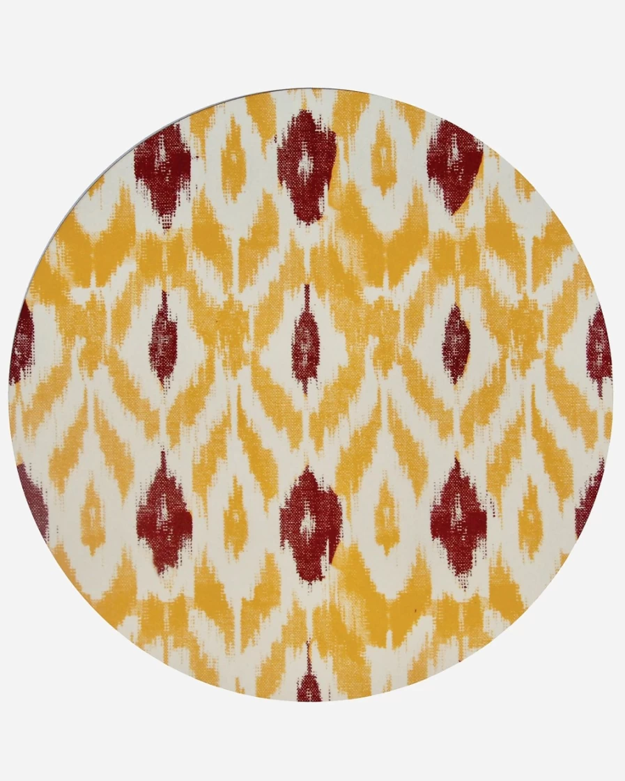 J.Crew Pale Chamois Ikat Place Mat – Stylish New York-Inspired Table Setting