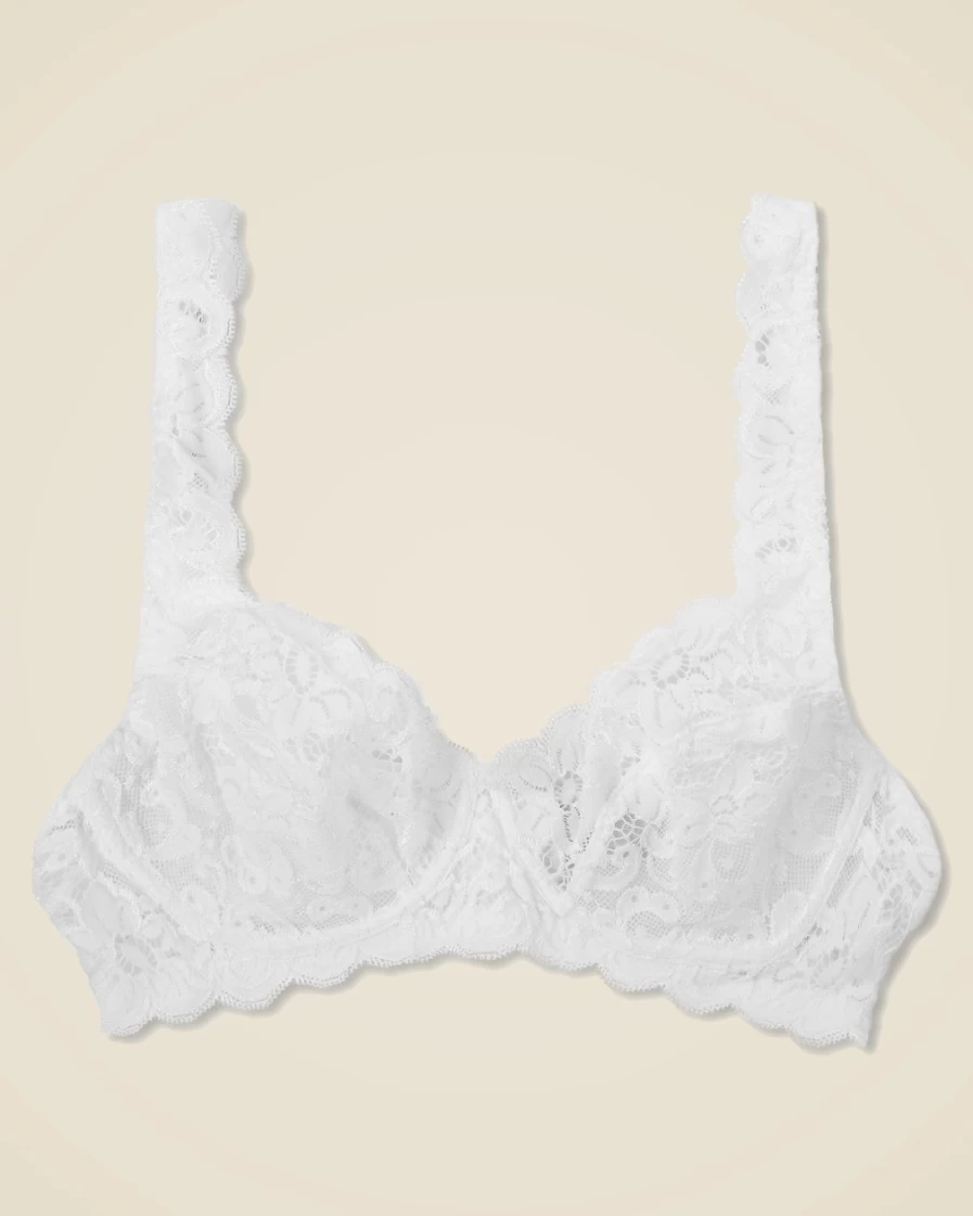 J.Crew Women's White Luxury Moments Underwire Bra – Hanro® Inspired Elegance