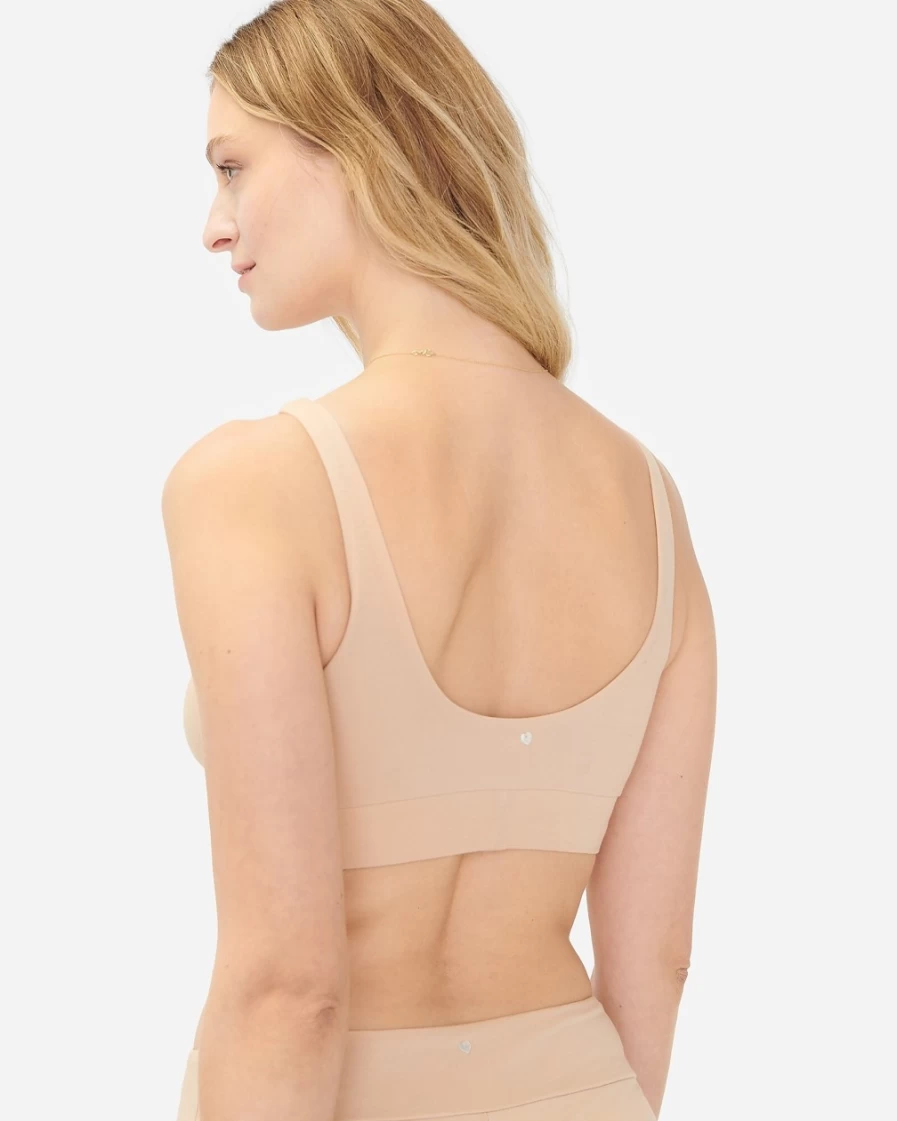J.Crew Women's Hatch® The Dream Feed Nursing & Sleep Bra in Sand | Comfortable Maternity Bra for Breastfeeding