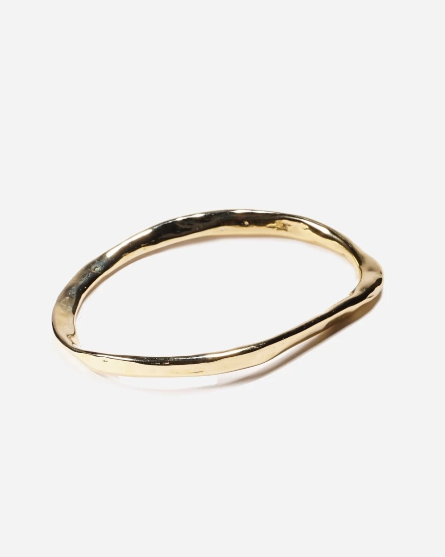 J.Crew Women's Gold Oblique Bangle Bracelet | Odette New York® Style