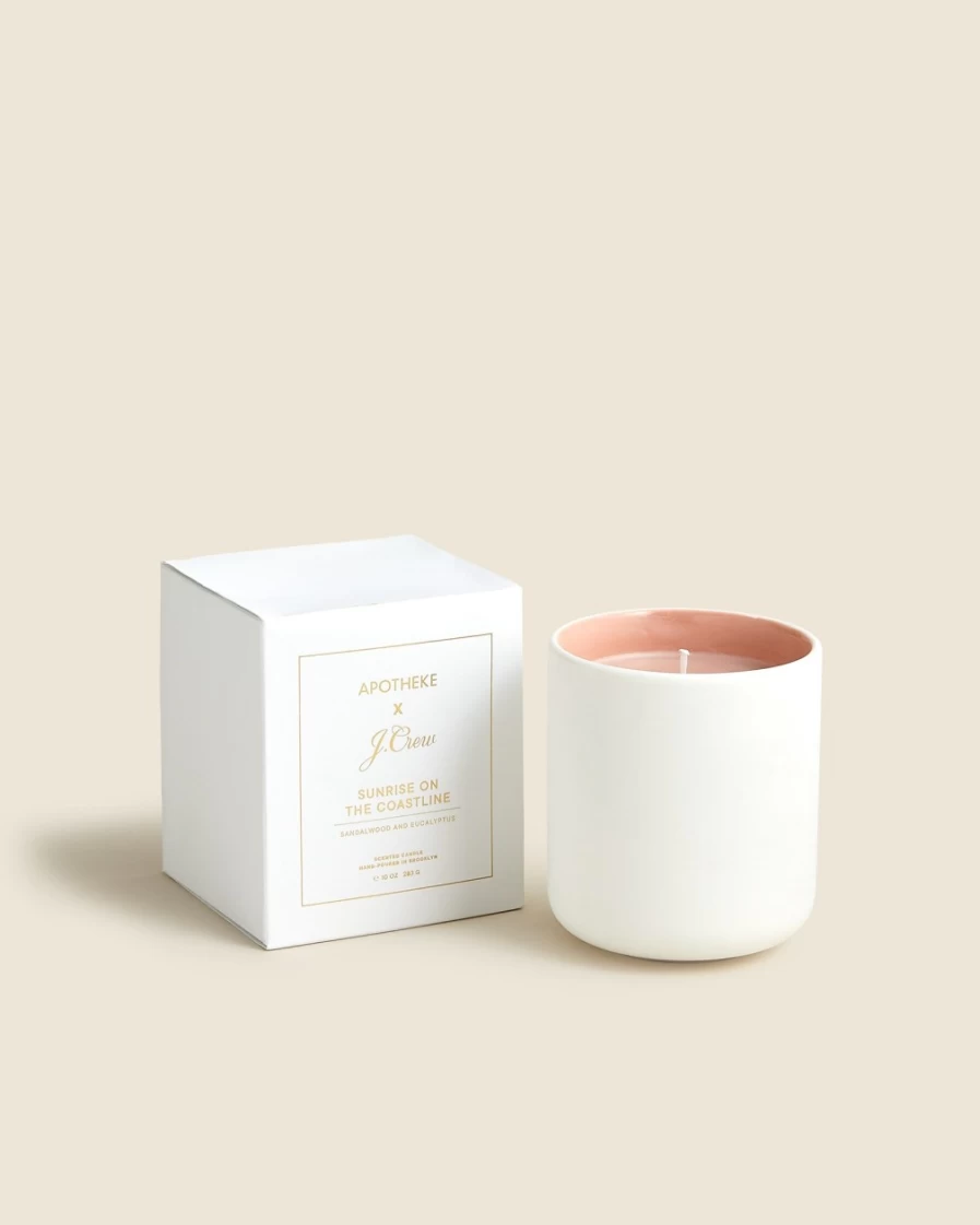 J.Crew White Sunrise On The Coastline Scented Candle by Apotheke