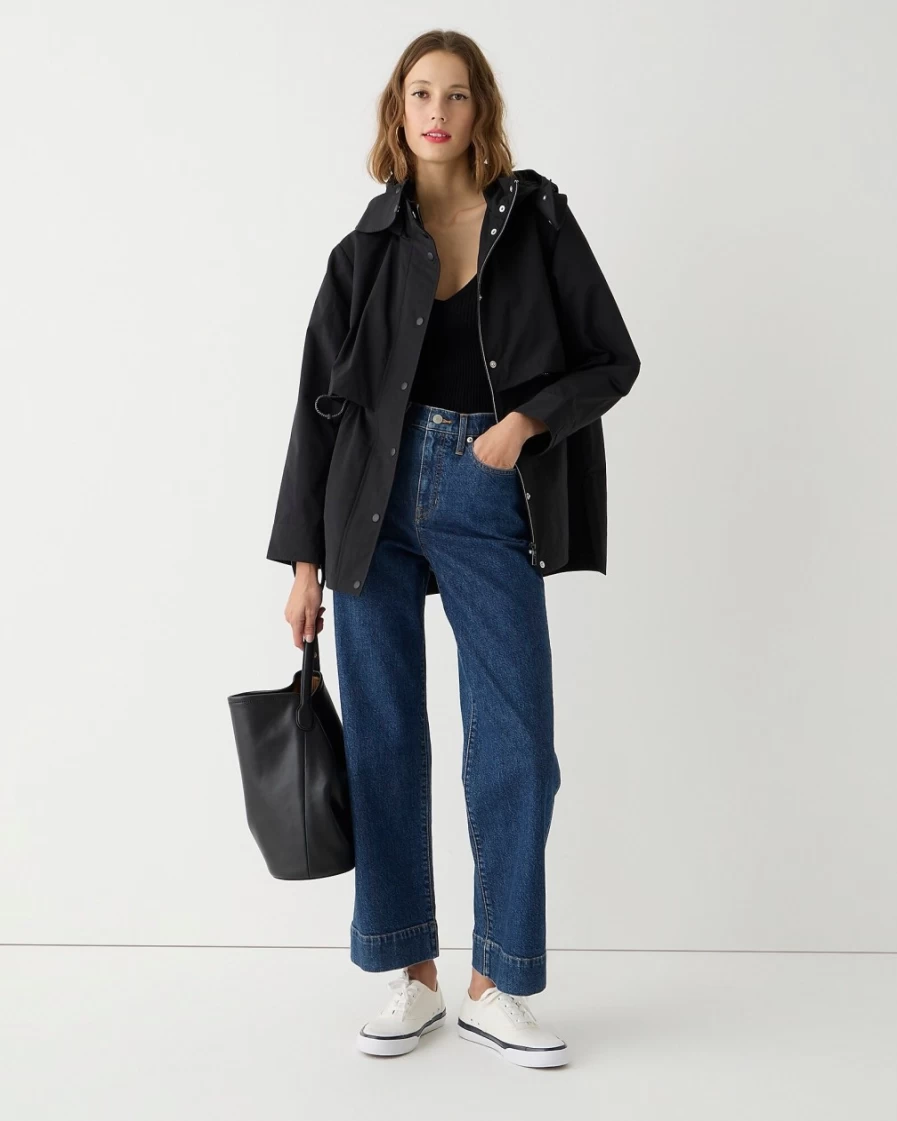J.Crew Women's Black Lightweight Jacket – Perfect for Any Season