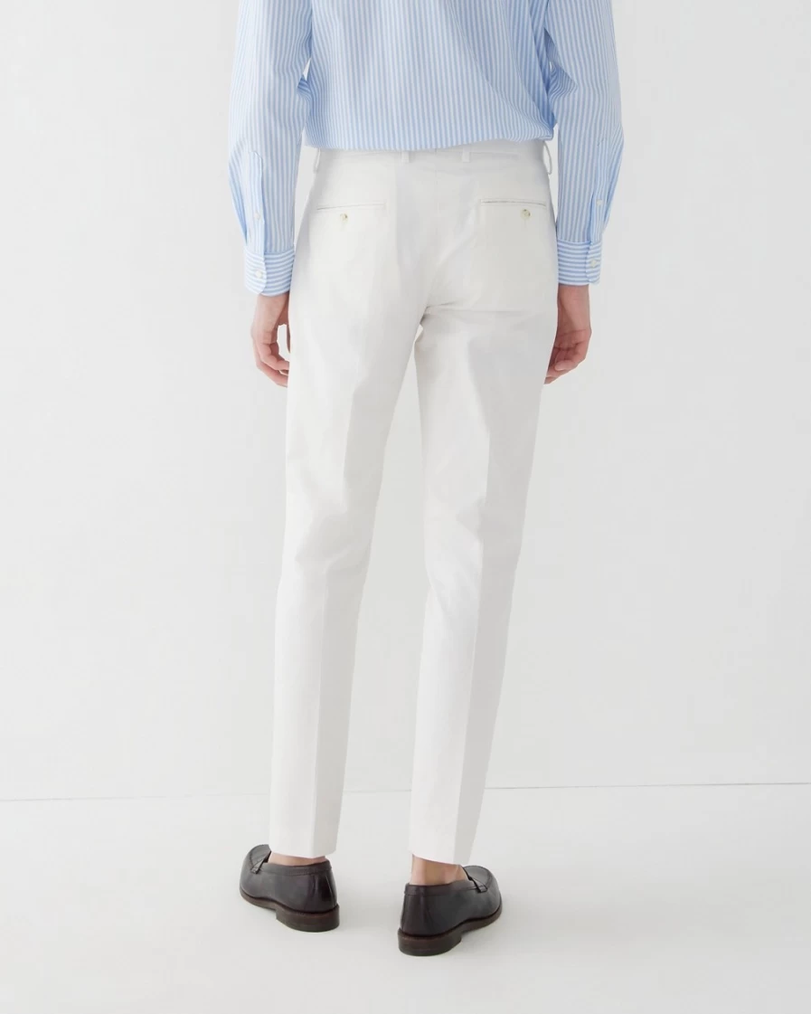 J.Crew Men's Ludlow Slim-Fit Suit Pants in Italian Chino - Sea Salt
